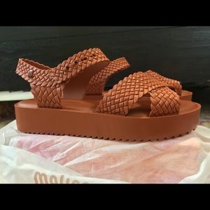 Melissa + Salinas braided sandals